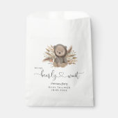 Wir können frühzeitig die Boho Bear Baby Dusche ab Geschenktütchen (Vorderseite)