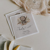 Wir können frühzeitig die Boho Bear Baby Dusche ab Serviette