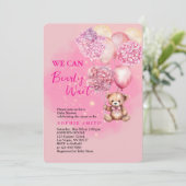 Wir können frühzeitig die Dusche der Hydrangea abw Einladung (Stehend Vorderseite)