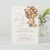 Wir können frühzeitig die Einladung der Braun-Baby (Stehend Vorderseite)