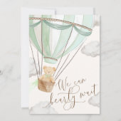 Wir können frühzeitig die Einladung der Minze-Dusc (Rückseite)