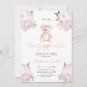 Wir können frühzeitig die Einladung eines Babydusc (Vorderseite)