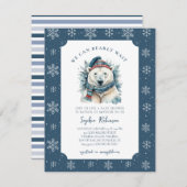 Wir können frühzeitig die Einladung zum Winter Bab (Vorne/Hinten)