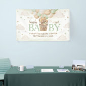 Wir können frühzeitig die grüne Bärendusche abwart Banner (Messeveranstaltung)