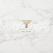 Wir können frühzeitig die grüne Bärendusche abwart Wasserflaschenetikett (Einzelnes Label)