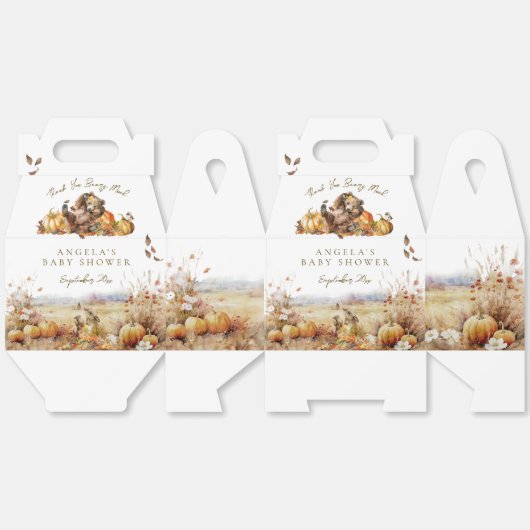 Wir können frühzeitig die Herbstwald-Babydusche ab Geschenkschachtel (Ungeklappt)