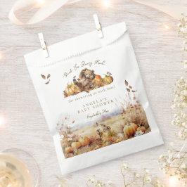 Wir können frühzeitig die Herbstwald-Babydusche ab Geschenktütchen