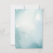 Wir können frühzeitig die Kinderdusche abwarten Dankeskarte (Rückseite)