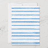 Wir können frühzeitig die Kinderdusche abwarten Dankeskarte (Rückseite)