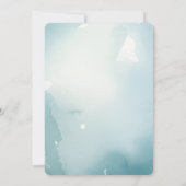 Wir können frühzeitig die Kinderdusche abwarten Einladung (Rückseite)