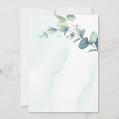 Wir können frühzeitig die Kinderdusche abwarten Einladung (Rückseite)