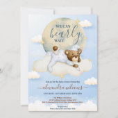 Wir können frühzeitig die Kinderdusche abwarten Einladung (Vorderseite)