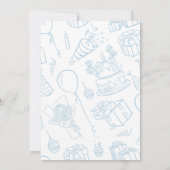 Wir können frühzeitig die Kinderdusche abwarten Einladung (Rückseite)