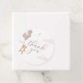 Wir können frühzeitig die Kinderdusche abwarten Geschenkanhänger (Beispiel)