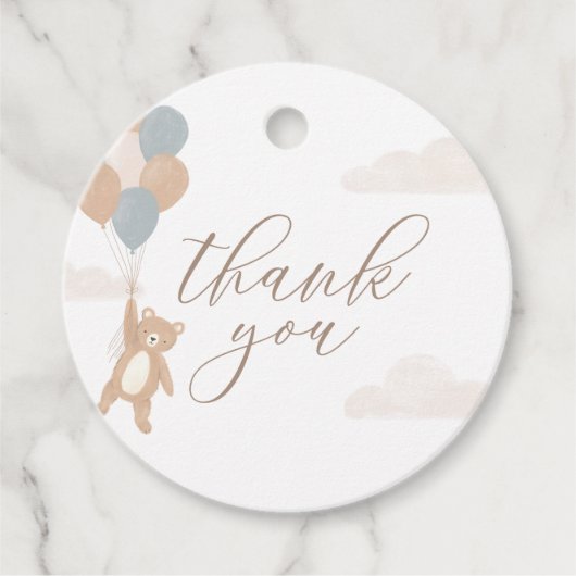 Wir können frühzeitig die Kinderdusche abwarten Geschenkanhänger (Vorderseite)