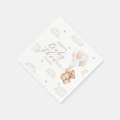 Wir können frühzeitig die Kinderdusche abwarten Serviette (Ecke)