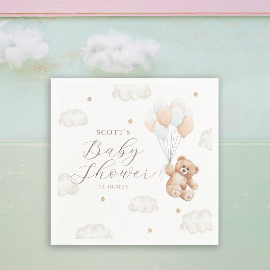 Wir können frühzeitig die Kinderdusche abwarten Serviette