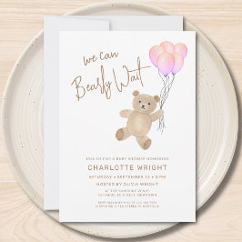 Wir können frühzeitig die Kinderdusche eines Mädch Einladung