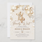 Wir können frühzeitig die neutrale Babydusche des Einladung (Vorderseite)