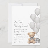 Wir können frühzeitig die neutrale Bärendusche abw Einladung (Vorderseite)