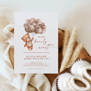 Wir können frühzeitig die neutrale Bärendusche abw Einladung