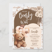 Wir können frühzeitig die neutrale Bärendusche abw Einladung (Vorderseite)