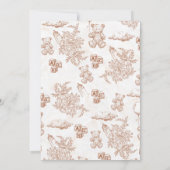 Wir können frühzeitig die neutrale Bärendusche abw Einladung (Rückseite)