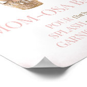 Wir können frühzeitig die Pink Bären Mama Osa Bar  Poster (Ecke)