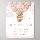Wir können frühzeitig die Pink Bären Mama Osa Bar Poster (Vorne)