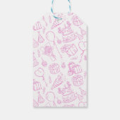 Wir können frühzeitig die Pink Pooh Bear Babydusch Geschenkanhänger (Rückseite)