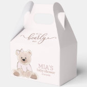 Wir können frühzeitig die Teddy Bear Pink Babydusc Geschenkschachtel (Vorderseite)