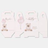 Wir können frühzeitig die Teddy Bear Pink Babydusc Geschenkschachtel (Ungeklappt)
