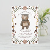 Wir können frühzeitig die Watercolor Bärenschwange Ankündigung (Stehend Vorderseite)