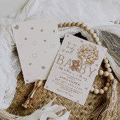 Wir können frühzeitig eine braune Bärendusche abwa Einladung