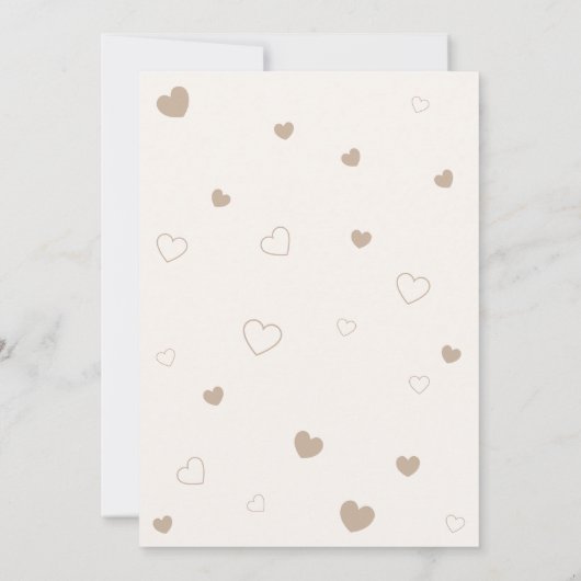 Wir können frühzeitig eine braune Bärendusche abwa Einladung (Rückseite)