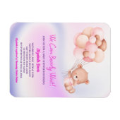 Wir können frühzeitig eine Lila Girl-Babydusche ab Magnet (Horizontal)
