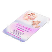 Wir können frühzeitig eine Lila Girl-Babydusche ab Magnet (Linke Seite)
