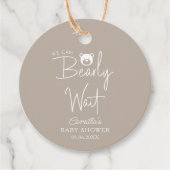 Wir können frühzeitig eine moderne Minimalistische Geschenkanhänger (Vorderseite)