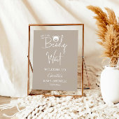 Wir können frühzeitig eine moderne Minimalistische Poster