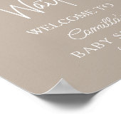 Wir können frühzeitig eine moderne Minimalistische Poster (Ecke)