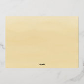 Wir können frühzeitig eine Niedliche Baby Bear Bab Folieneinladung (Rückseite)