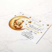 Wir können frühzeitig eine Niedliche Baby Bear Bab Folieneinladung (Gedreht)