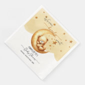 Wir können frühzeitig eine Niedliche Baby Bear Bab Serviette (Ecke)