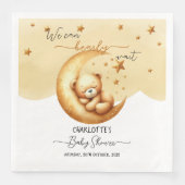 Wir können frühzeitig eine Niedliche Baby Bear Bab Serviette (Vorderseite)