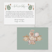 Wir können frühzeitig geschlechtsneutrale Bücher f Mitteilungskarte (Vorne/Hinten)