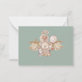 Wir können frühzeitig geschlechtsneutrale Bücher f Mitteilungskarte (Rückseite)