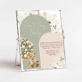 Wir können frühzeitig grün warten, sagen wir nicht poster