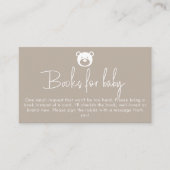 Wir können frühzeitig Minimalistische Bücher für d Begleitkarte (Vorderseite)