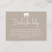 Wir können frühzeitig Minimalistische Bücher für d Begleitkarte (Vorderseite)