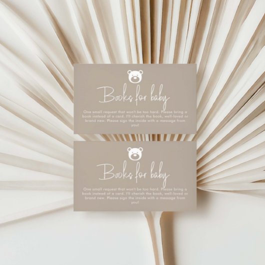 Wir können frühzeitig Minimalistische Bücher für d Begleitkarte